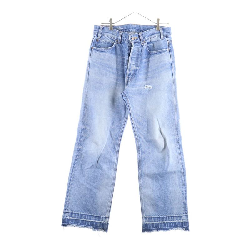 Celine Wesley Low Rise Jeans Cut Off Denim Pants
