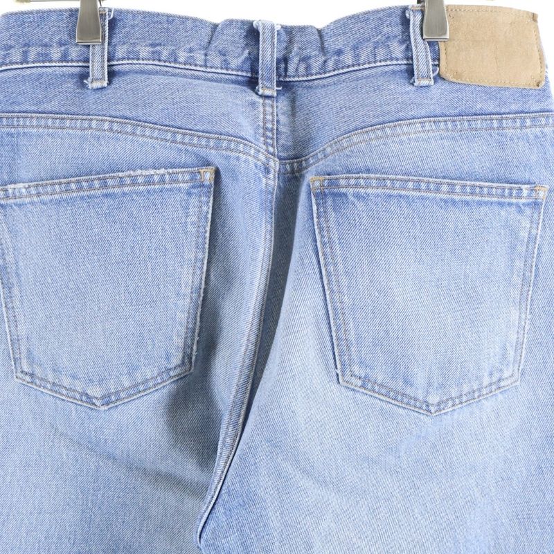 Celine Wesley Low Rise Jeans Cut Off Denim Pants