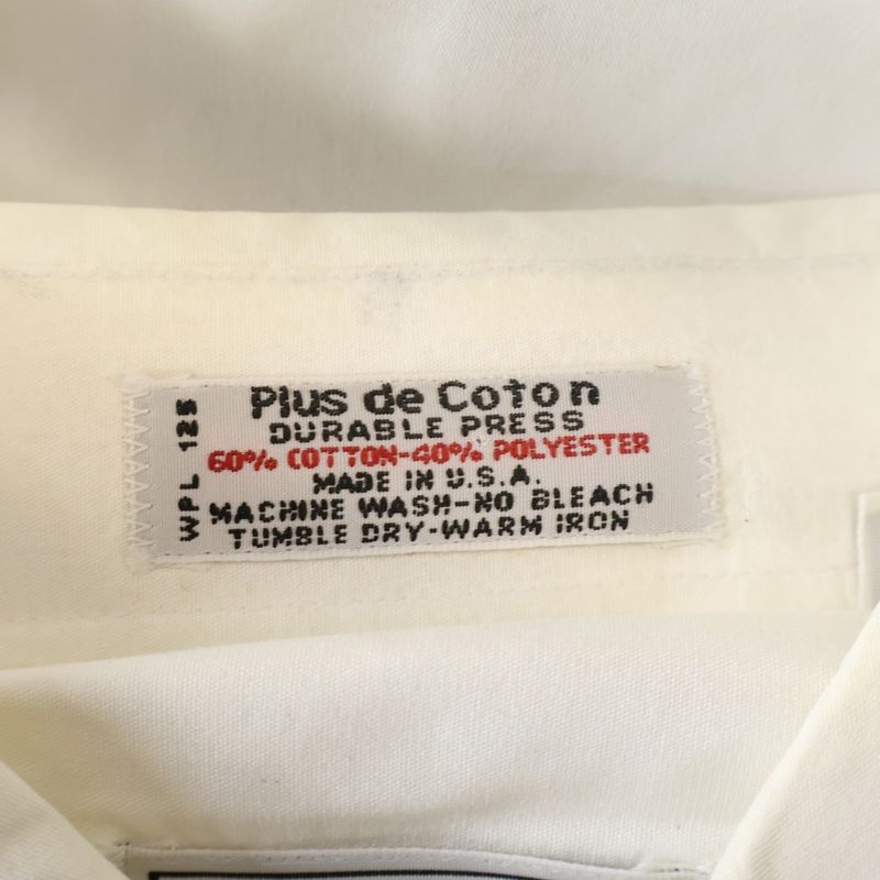 Christian Dior Cotton Regular Collar Long Sleeve Shirt White