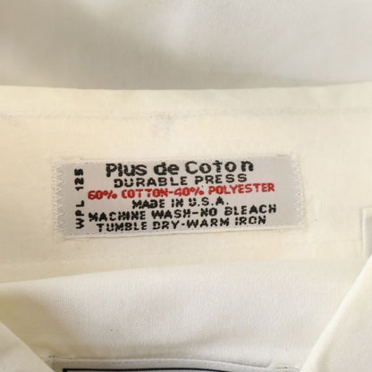 Christian Dior Cotton Regular Collar Long Sleeve Shirt White