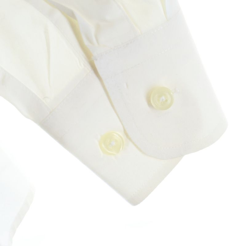Christian Dior Cotton Regular Collar Long Sleeve Shirt White