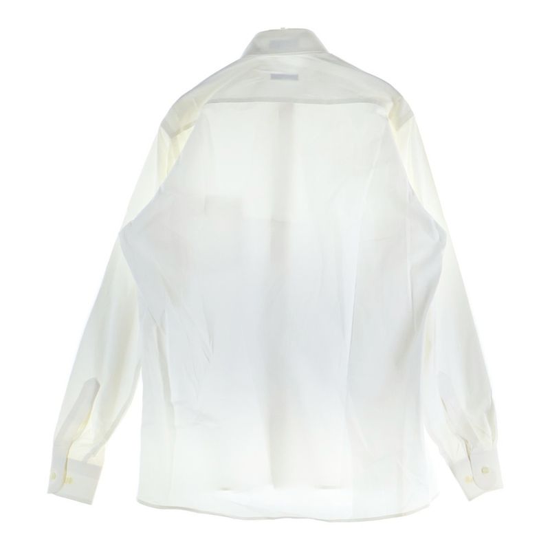 Christian Dior Cotton Regular Collar Long Sleeve Shirt White