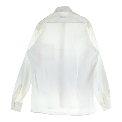 Christian Dior Cotton Regular Collar Long Sleeve Shirt White