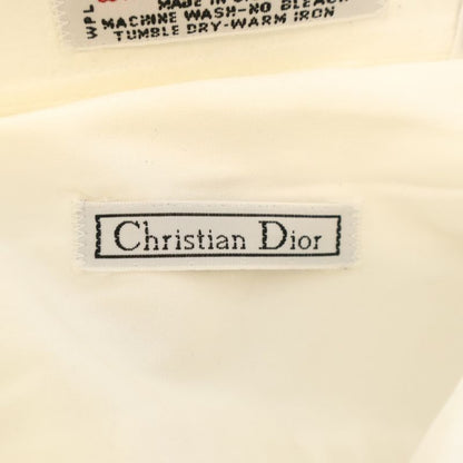 Christian Dior Cotton Regular Collar Long Sleeve Shirt White