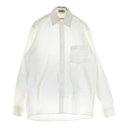 Christian Dior Cotton Regular Collar Long Sleeve Shirt White