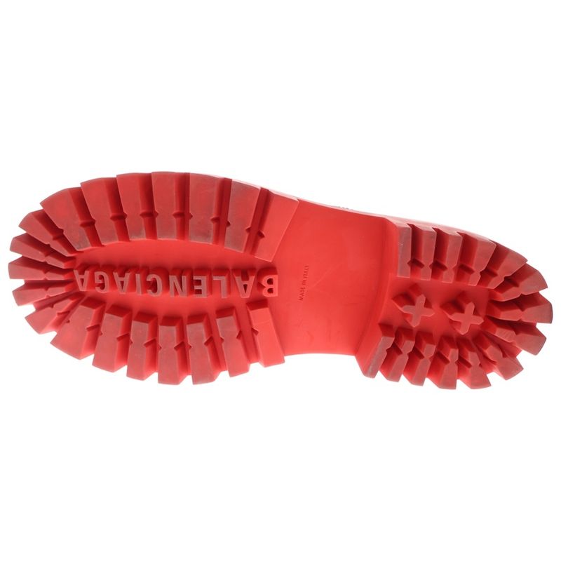 Balenciaga Strike Boots Strike Boots Lace Up Leather High Cut Boots Black 589338