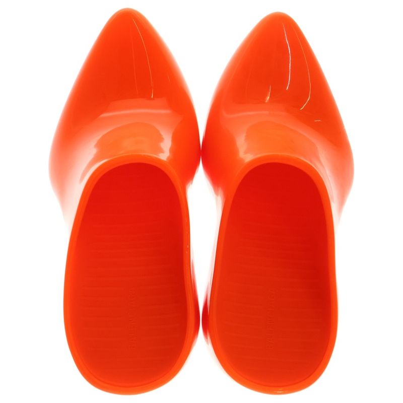 Balenciaga Techno Clog Techno Frog Mule Shoes Orange 739861