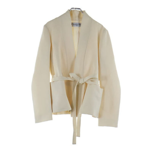 Christian Dior Palto Cropped Coats Palto Cropped Coats Women Ivory 321v20a1166