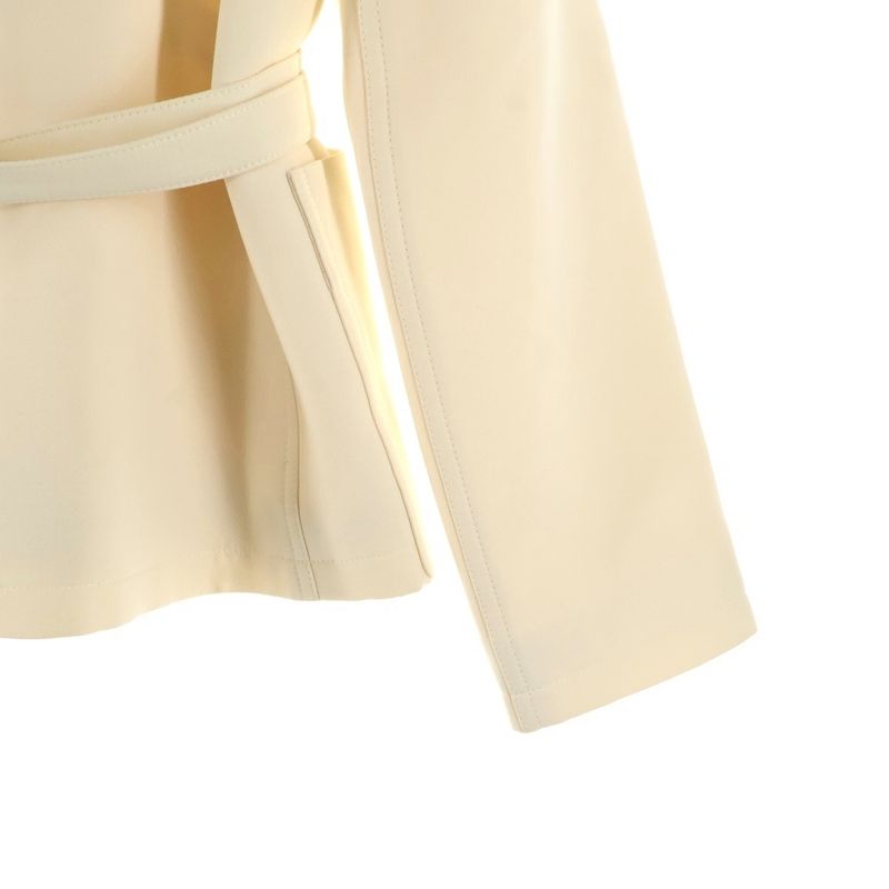 Christian Dior Palto Cropped Coats Palto Cropped Coats Women Ivory 321v20a1166
