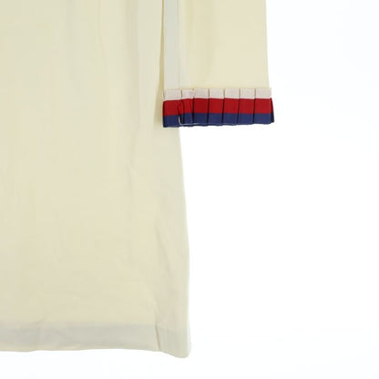 Gucci Ribbon One Peace Ruffle Ribbon Dress Ivory Women 457035 X5l50