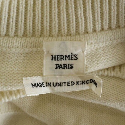 Hermes 23ss Cashmere Knit One Peace Cashmere Knit Long Dress Women Ivory