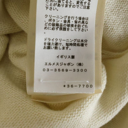 Hermes 23ss Cashmere Knit One Peace Cashmere Knit Long Dress Women Ivory