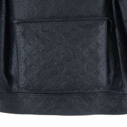 Louis Vuitton 23ss Monogram Embossed Utility Leather Jacket Black Hil46eqxs