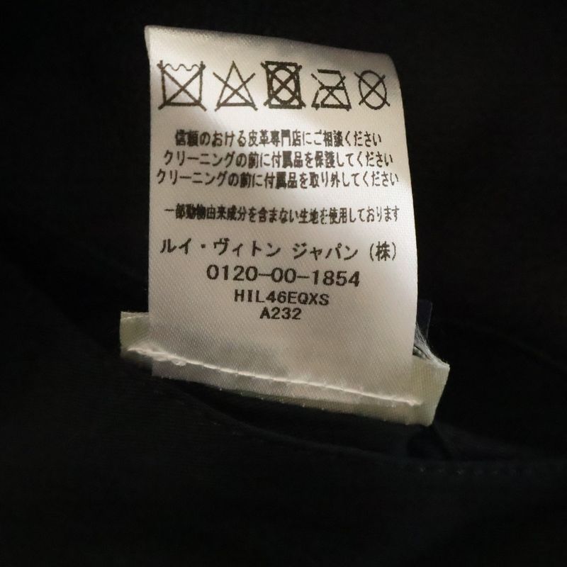 Louis Vuitton 23ss Monogram Embossed Utility Leather Jacket Black Hil46eqxs