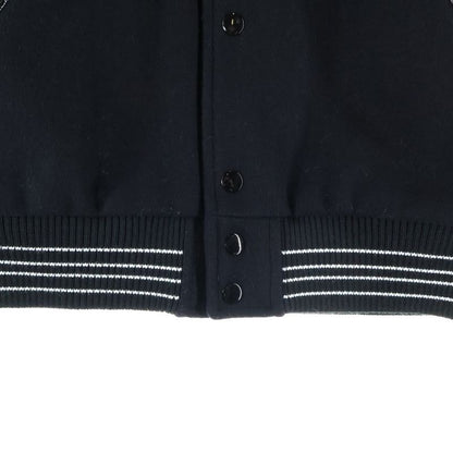 Saint Laurent Paris Leather Sleeve Teddy Jacket Leather Sleeve Teddy Jacket