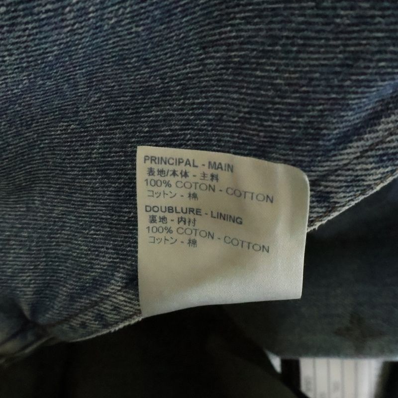 Louis Vuitton 20ss Monogram Denim Jacket G-Jumpet Indigo Rm202 Yie Hja71w
