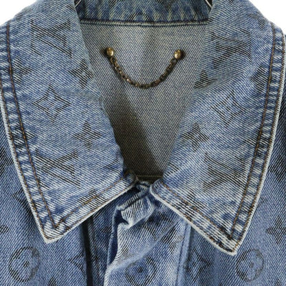 Louis Vuitton 20ss Monogram Denim Jacket G-Jumpet Indigo Rm202 Yie Hja71w