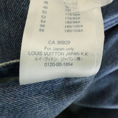 Louis Vuitton 20ss Monogram Denim Jacket G-Jumpet Indigo Rm202 Yie Hja71w