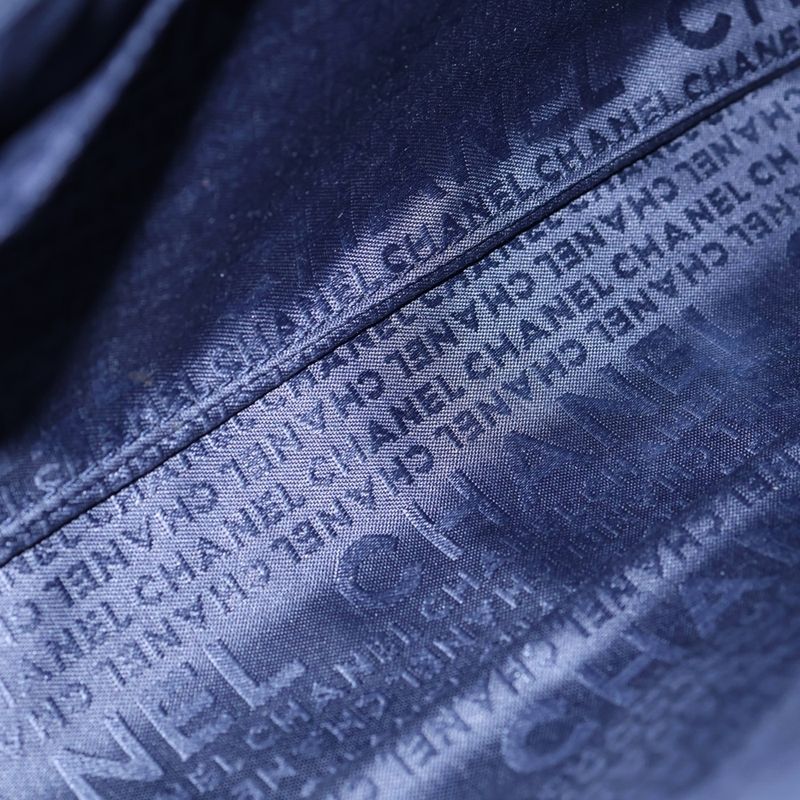 Chanel Denim Matelasse Chain Shoulder Bag Indigo