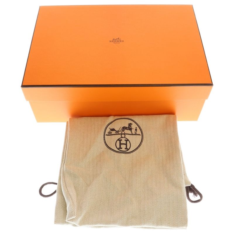 Hermes Flex H Logo Lace Up Low Cut Shoes Knit Socks Sneakers Black Light Green