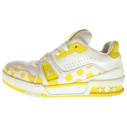 Louis Vuitton X Yayoi Kusama Yk LV Trail Line Infinity Dot Leather Lace Up Low