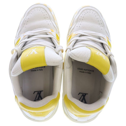 Louis Vuitton X Yayoi Kusama Yk LV Trail Line Infinity Dot Leather Lace Up Low