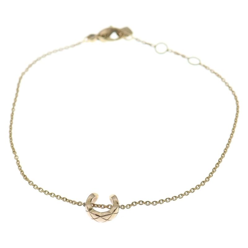 Chanel Coco Crush Collection Bracelet 18kbg Beige Gold J12303
