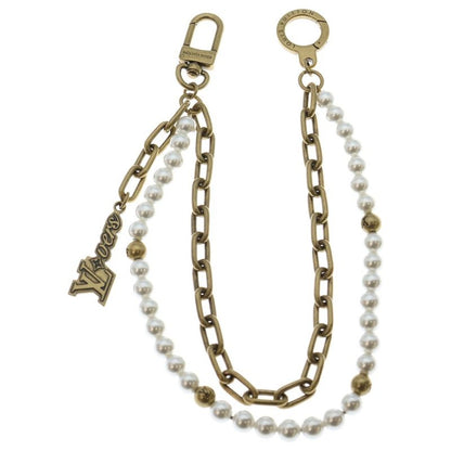 Louis Vuitton Bag Charm Pearl Chain Gold M01689