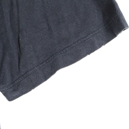 Gucci Black Cat T-Shirt Damaged Short Sleeve T-Shirt Grey 493117 X3i29