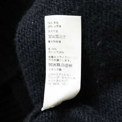 Celine 21ss Mouse Logo Embroidered Crew Neck Knit Sweater Black 2a04l714m