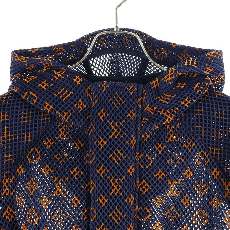 Louis Vuitton 23ss Gradient Monogram Mesh Zip Hoodie Jacket Rm231q Kd2 Hob40w
