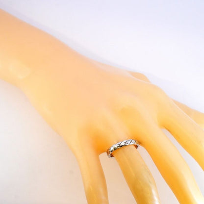 Chanel Ring Coco Crush 18K White Gold White Gold #52 Ladies