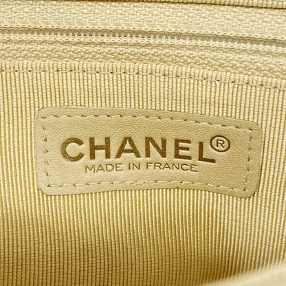 Chanel Handbag 2.55 Choco Bar Lambskin Chain Beige Gold Hardware Women