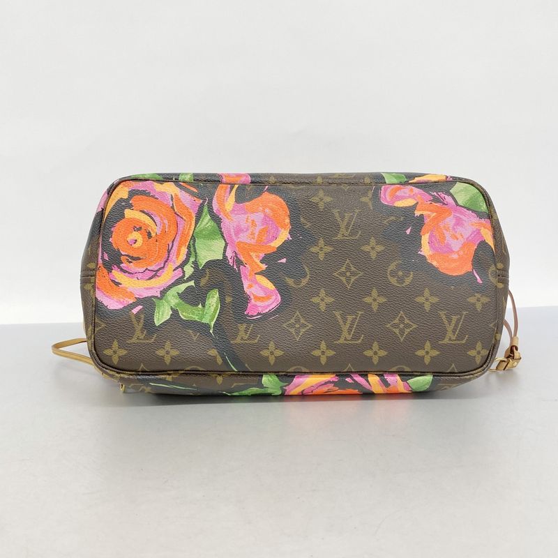 Louis Vuitton Tote Bag Monogram Rose Neverfull MM M48613 Brown Ladies