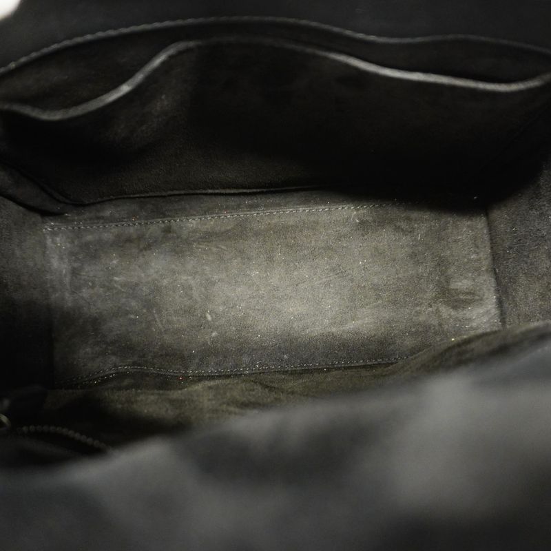 Christian Dior Handbag Canage Lady Dior Leather Black 2way Bag Ladies