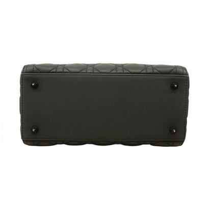 Christian Dior Handbag Canage Lady Dior Leather Black 2way Bag Ladies