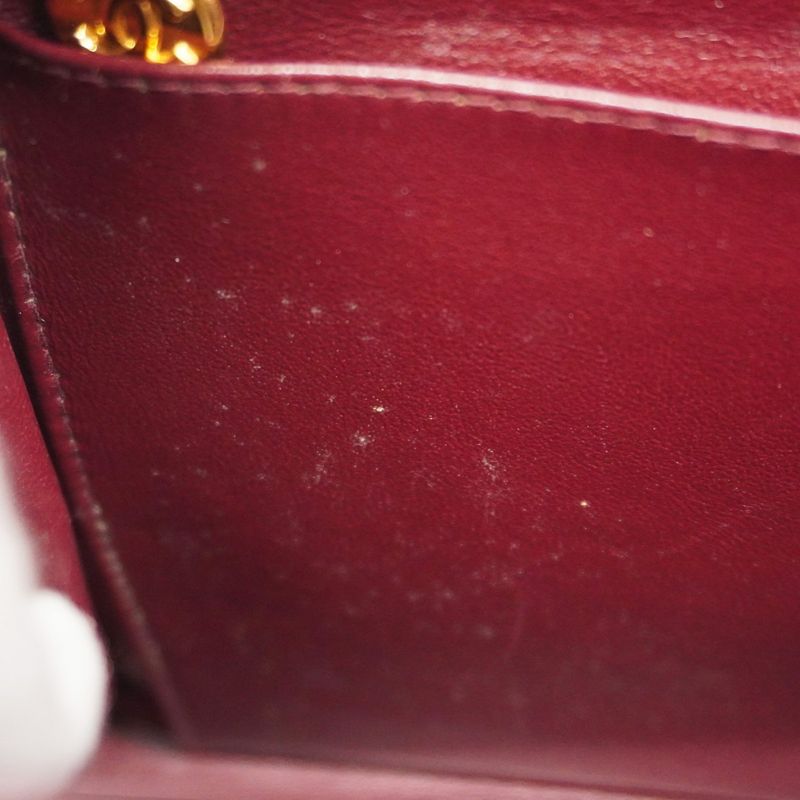 Chanel Shoulder Bag Deka Matelasse Lambskin Black Gold Hardware Women