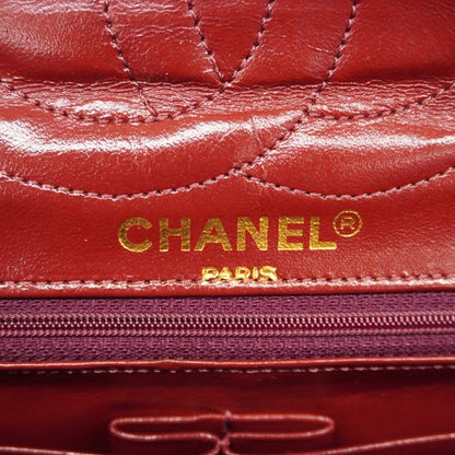 Chanel Shoulder Bag Matelasse Paris Limited Edition Lambskin Black Gold Silver