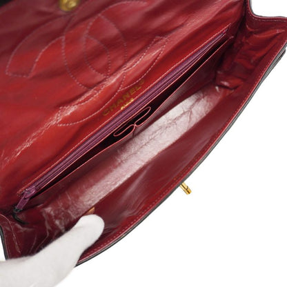 Chanel Shoulder Bag Matelasse Paris Limited Edition Lambskin Black Gold Silver