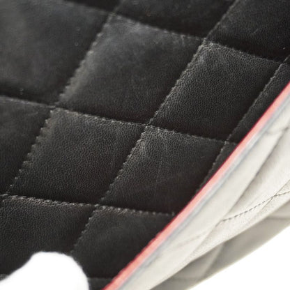 Chanel Shoulder Bag Matelasse Paris Limited Edition Lambskin Black Gold Silver