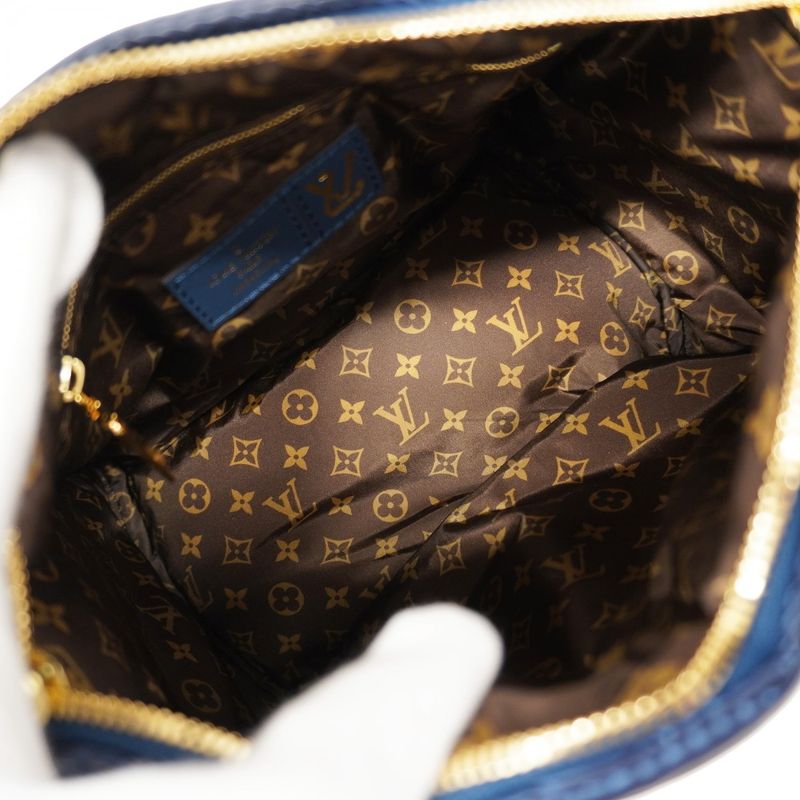 Louis Vuitton Handbag LV Pillow Speedy Bandoliere 25 M21061 Blue Brown 2way Bag