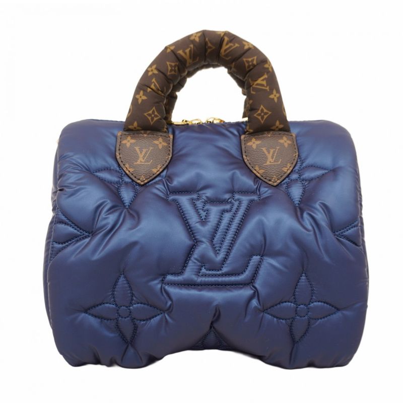 Louis Vuitton Handbag LV Pillow Speedy Bandoliere 25 M21061 Blue Brown 2way Bag