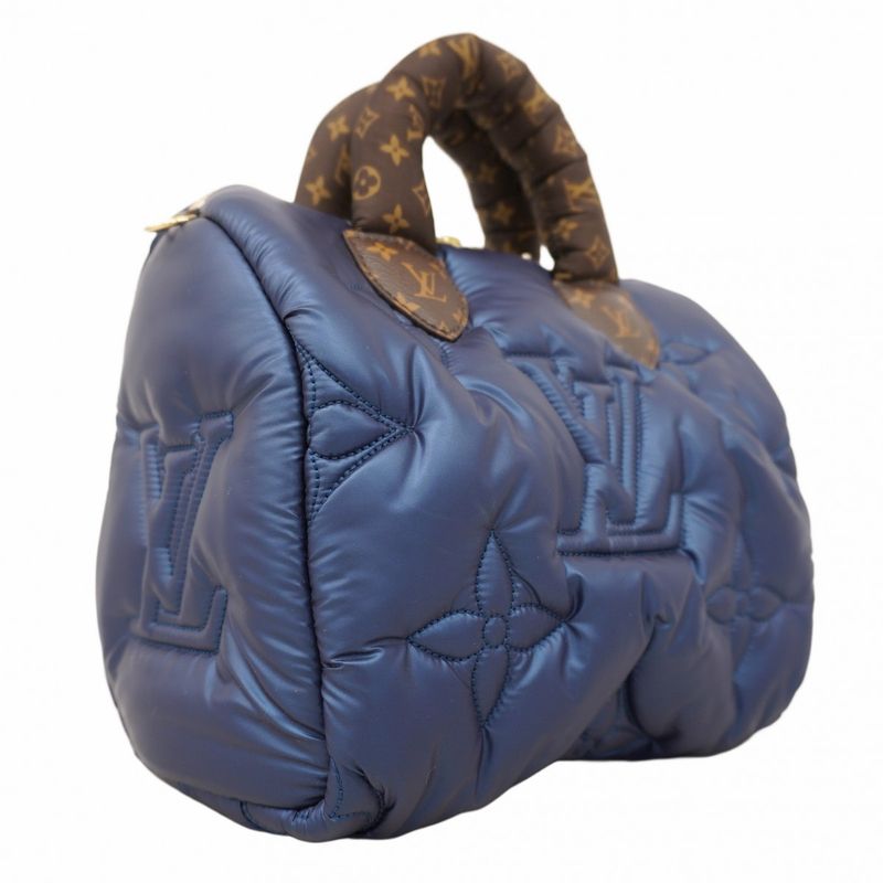 Louis Vuitton Handbag LV Pillow Speedy Bandoliere 25 M21061 Blue Brown 2way Bag