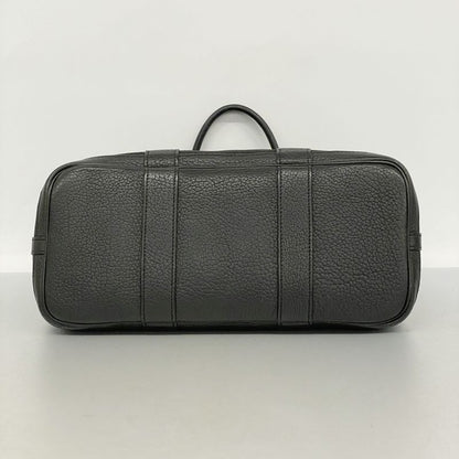 Hermes Handbag Petite St Tulle Canvas Black Silver Hardware □J Engraved Ladies