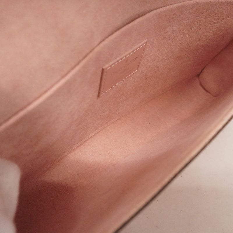 Louis Vuitton Shoulder Wallet Epi Pochette Felicie M62467 Rose Ballerine Ladies