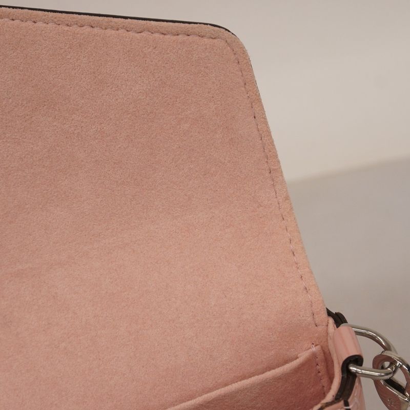 Louis Vuitton Shoulder Wallet Epi Pochette Felicie M62467 Rose Ballerine Ladies