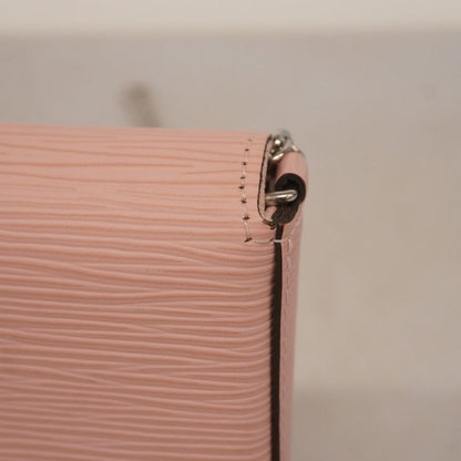 Louis Vuitton Shoulder Wallet Epi Pochette Felicie M62467 Rose Ballerine Ladies