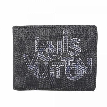 Louis Vuitton Billfold Damier Graphite Portefeuille Multiple N60303 Black Men's