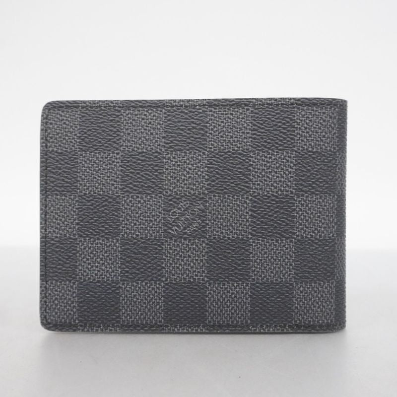 Louis Vuitton Billfold Damier Graphite Portefeuille Multiple N60303 Black Men's