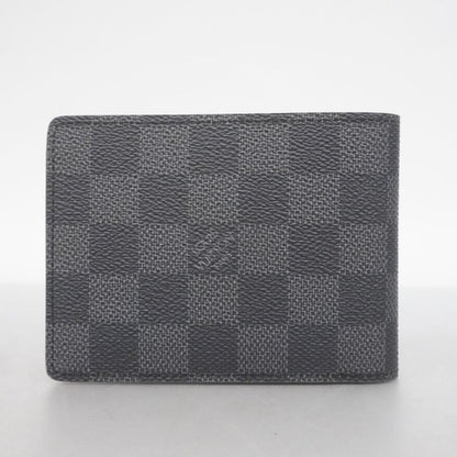 Louis Vuitton Billfold Damier Graphite Portefeuille Multiple N60303 Black Men's